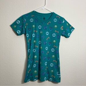 Disney Monsters Inc. Tee - Teal - XS